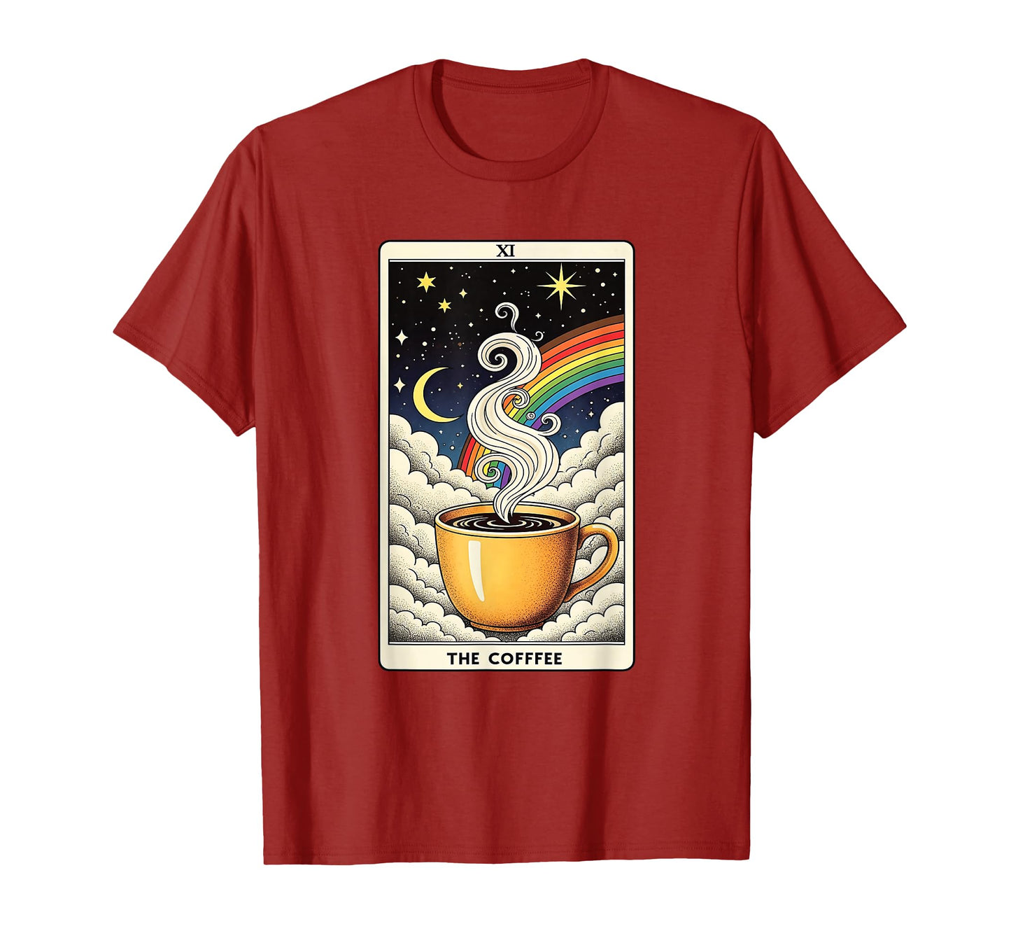 The Coffee Tarot Card Funny Coffee Lover T-Shirt