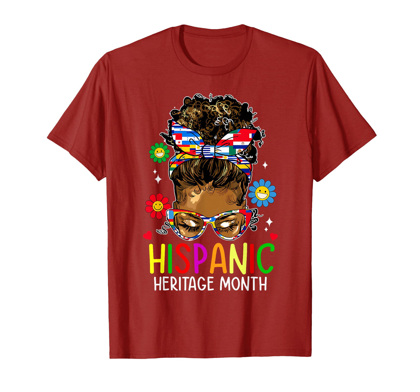 Hispanic Heritage Month Shirt Latin Teacher Women Girls Kids T-Shirt