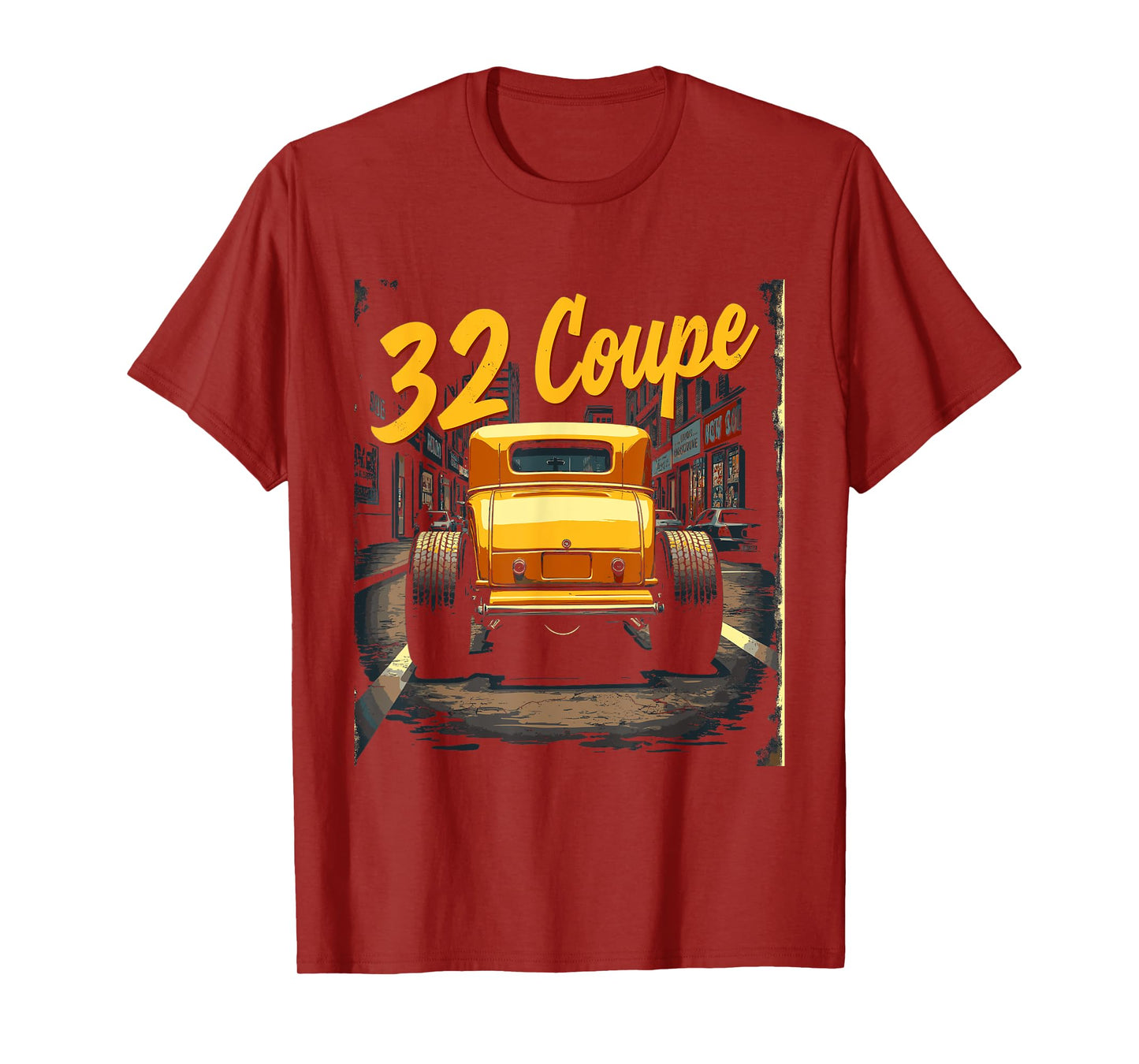 1932 Classic Retro Hot Rods car graphic Classic Deuce Coupe T-Shirt