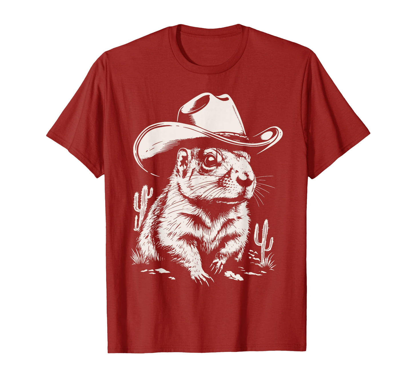 Vintage Cowboy Prairie Dog Western Rodeo Desert Animal T-Shirt
