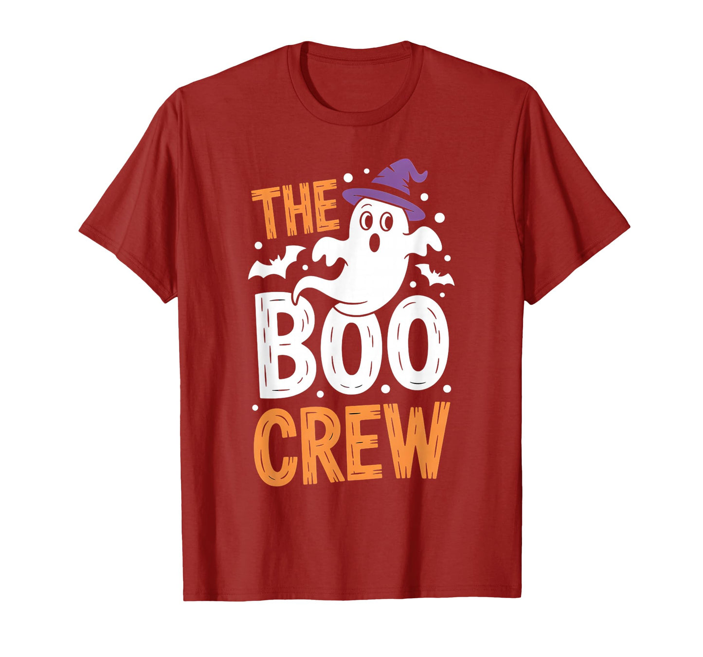 Halloween Ghost The Boo Crew Costume Matching Women Gifts T-Shirt