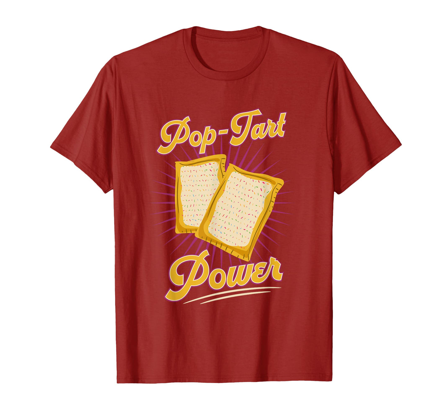 Bodybuilding Pre-Workout T-Shirt Pop Tart Power Gym Exercise T-Shirt