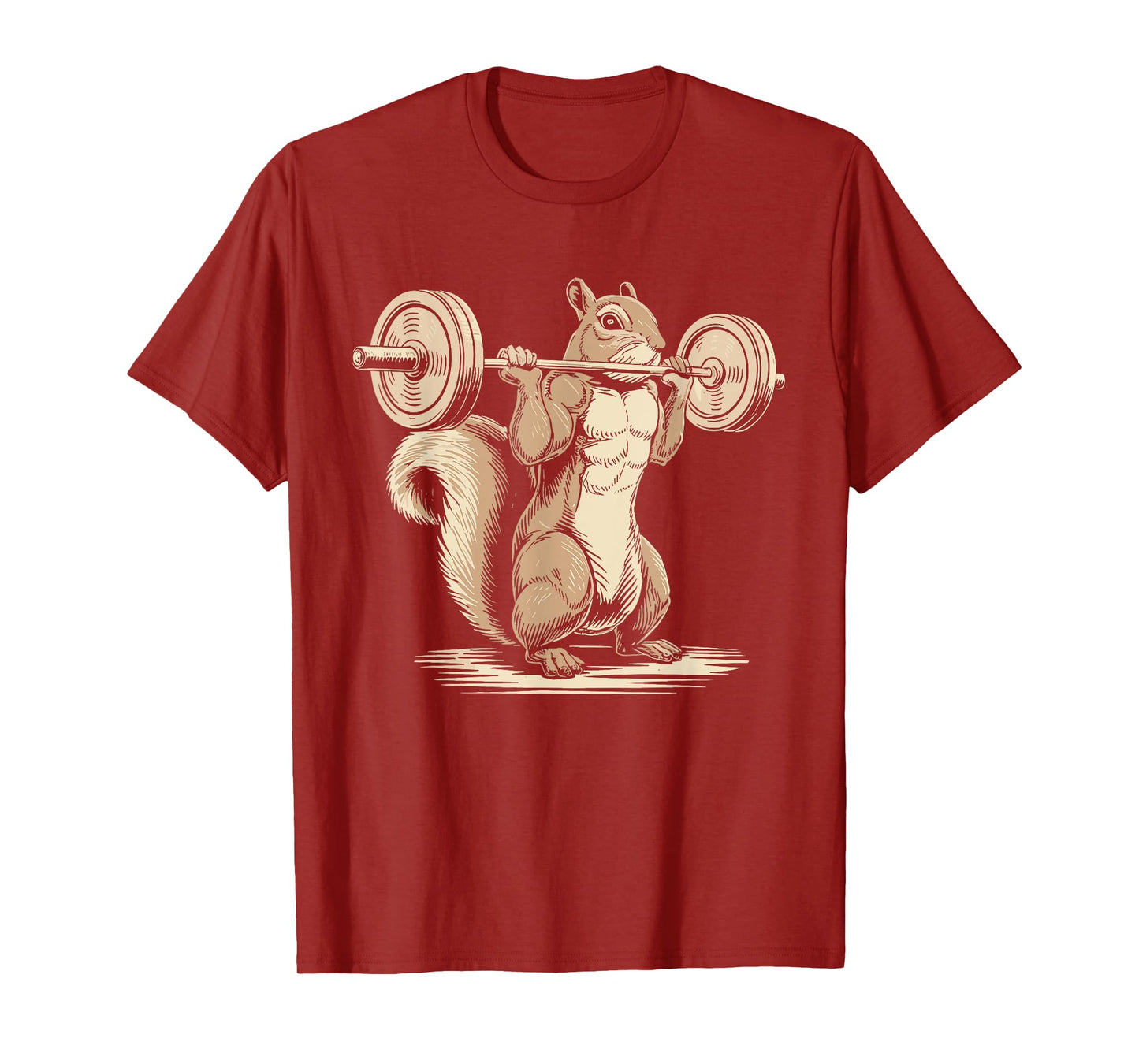 Funny Gym Squirrel Lovers Fitness Deadlift Squirrel T-Shirt