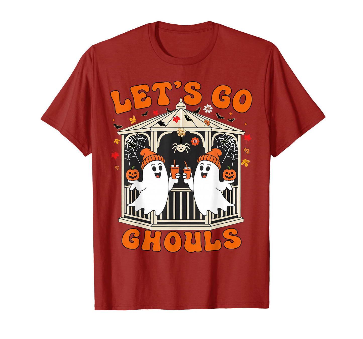 Let's Go Ghouls Funny Ghost Halloween Costumes T-Shirt