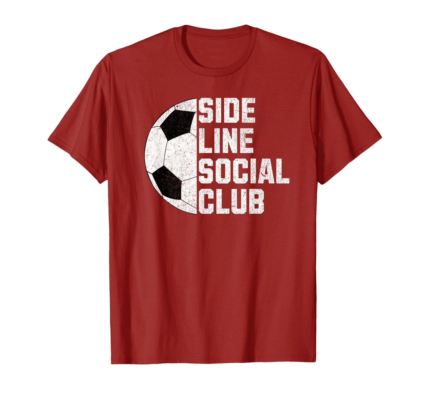 Sideline Social Club Funny Soccer T-Shirt