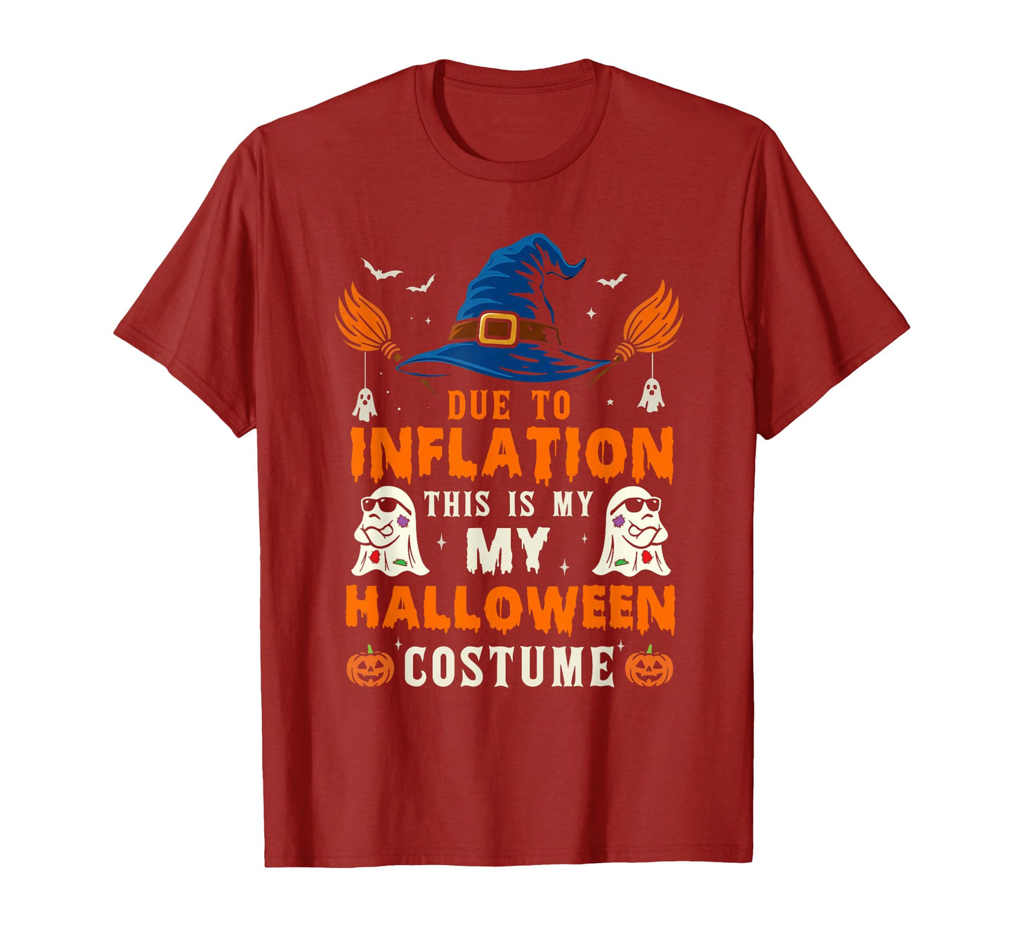 Pumpkin Halloween Costume Men Women Funny Halloween 2025 T-Shirt
