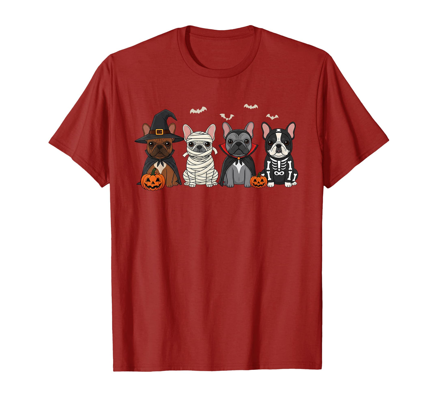 Mummy French Bulldog Halloween French Bulldog Witch Dog Mom T-Shirt