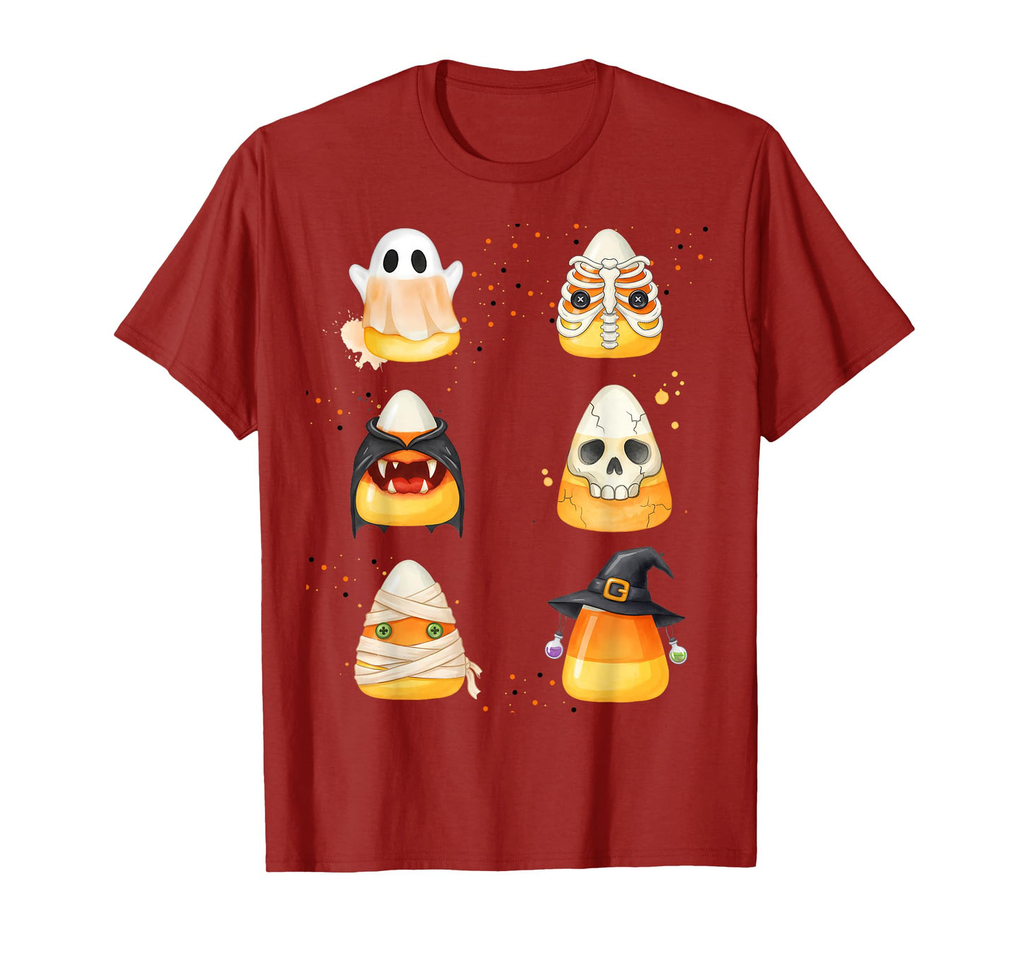 Candy Corn Costume Cute Halloween Characters Party Outfit T-Shirt