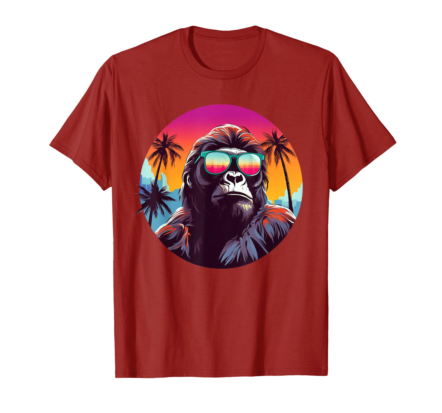 Aesthetic Gorilla I Retro Gorilla T-Shirt