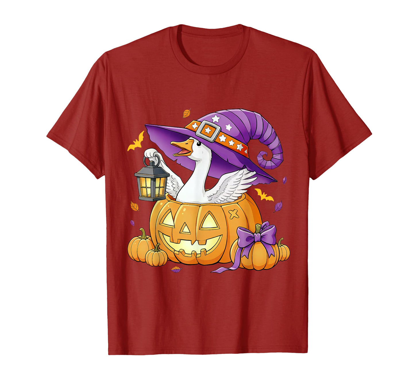 Silly Goose Halloween Pumpkin Witch Lantern Costume Funny Go T-Shirt
