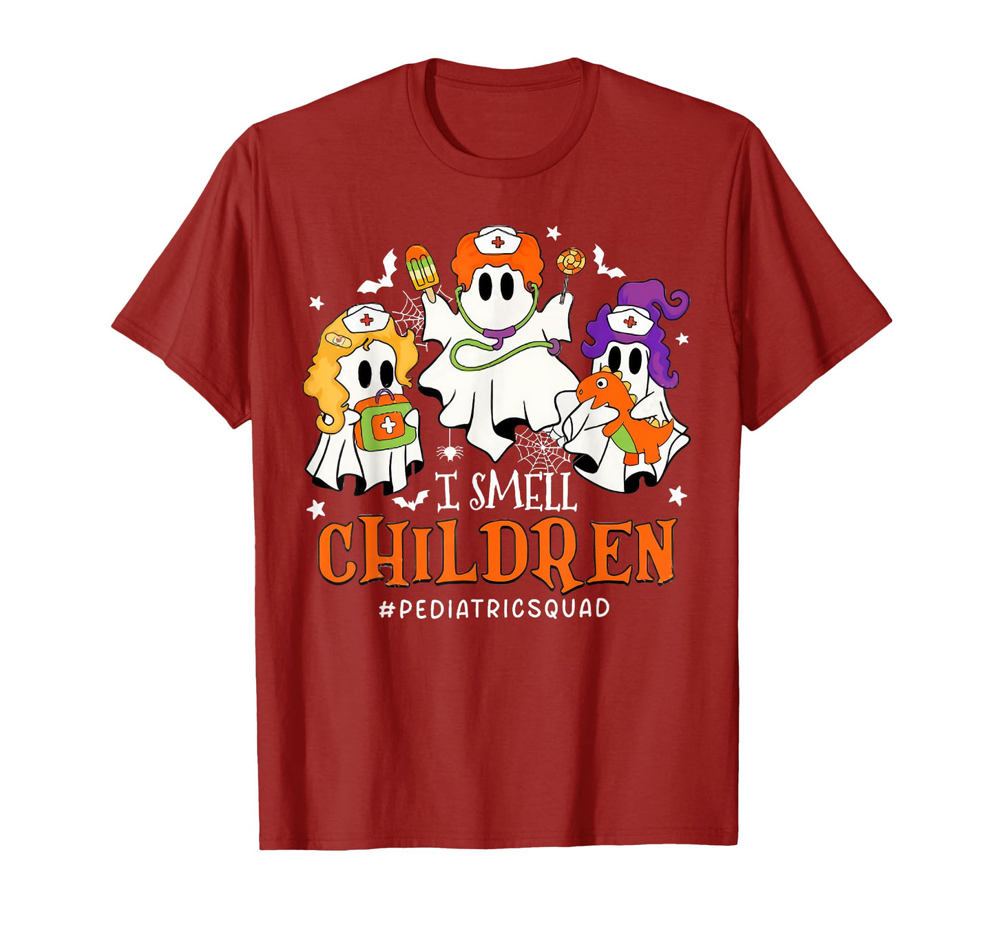I Smell Children Funny Witch Halloween Pediatrics Nurse T-Shirt