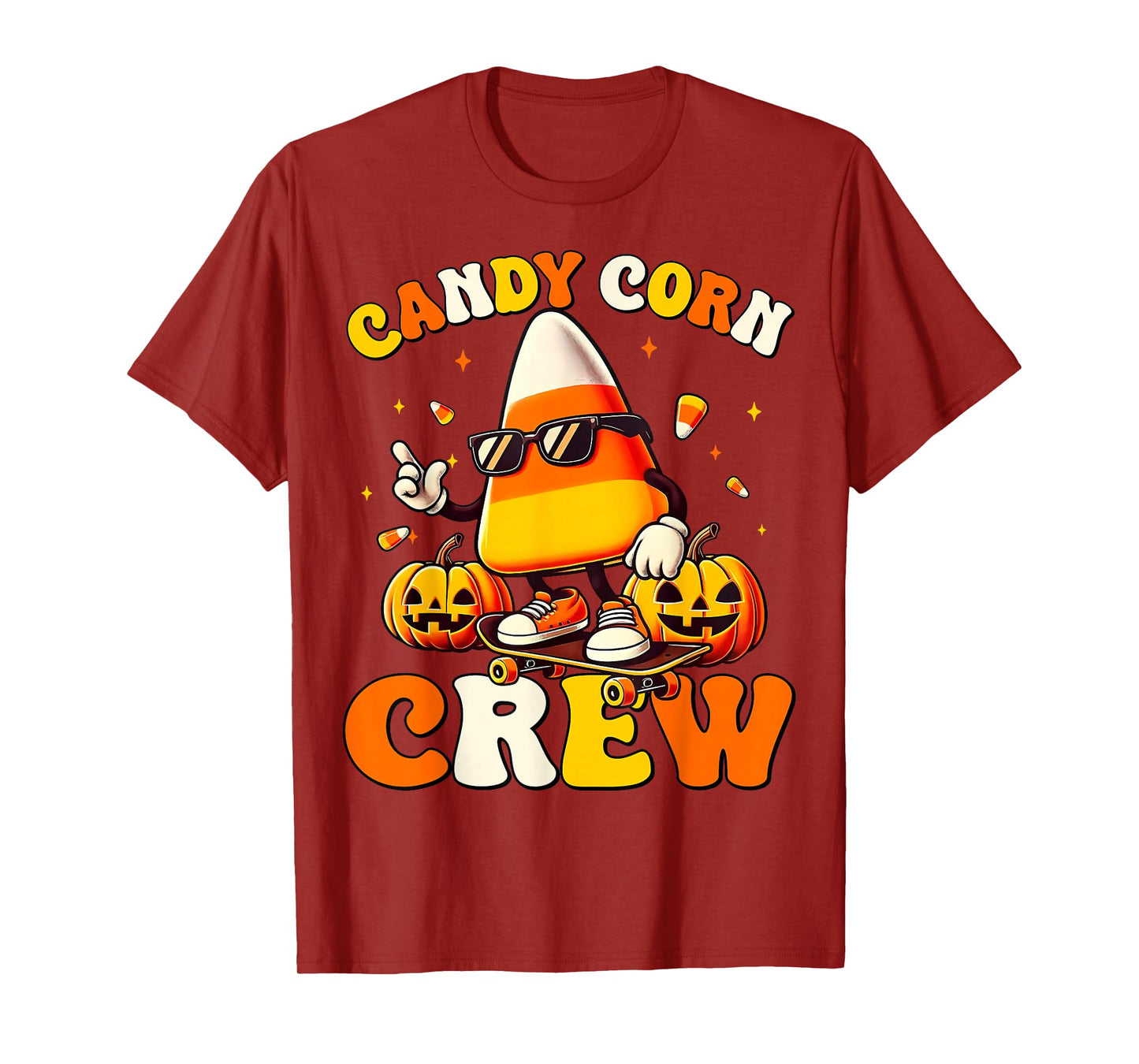 Candy Corn Crew Halloween Costume Family Friends Matching T-Shirt