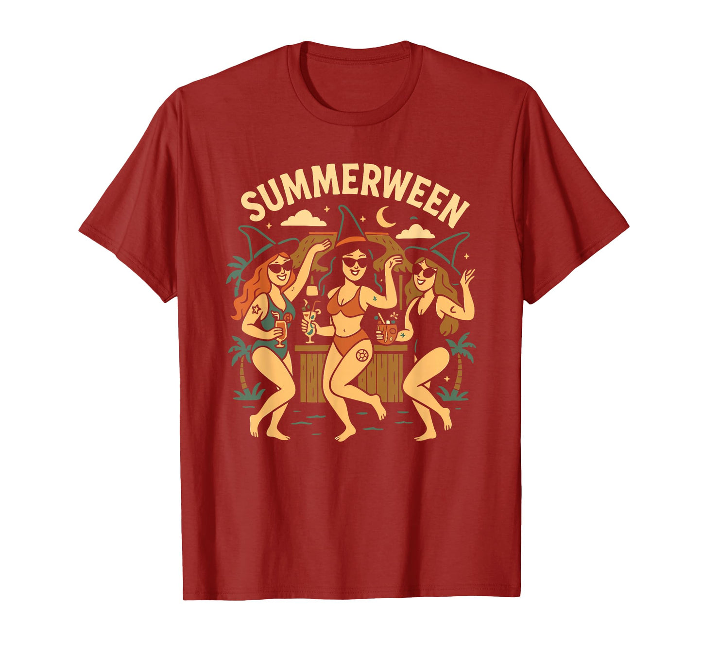 Summerween Summer Halloween Witch Summerween Witch T-Shirt