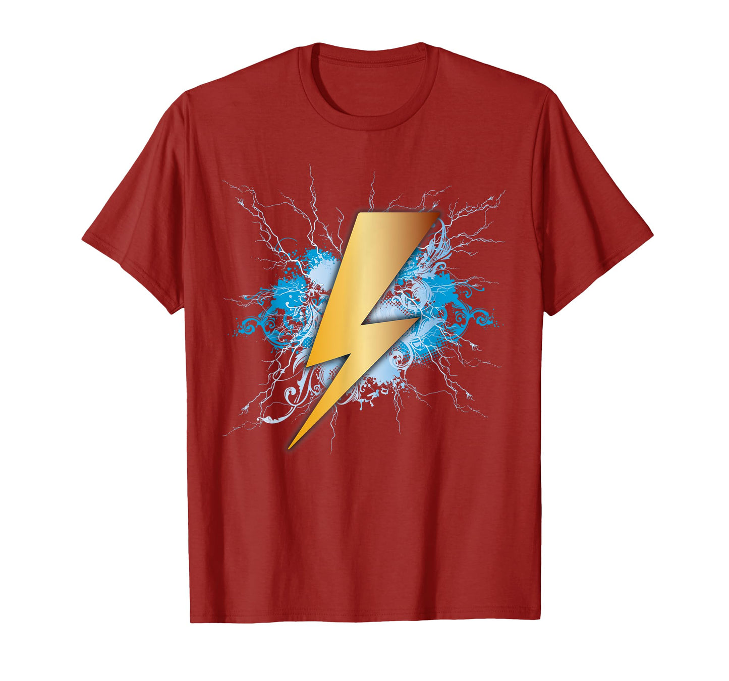 Lighting Bolt Blue Thunderbolt Electrical Storm T-Shirt