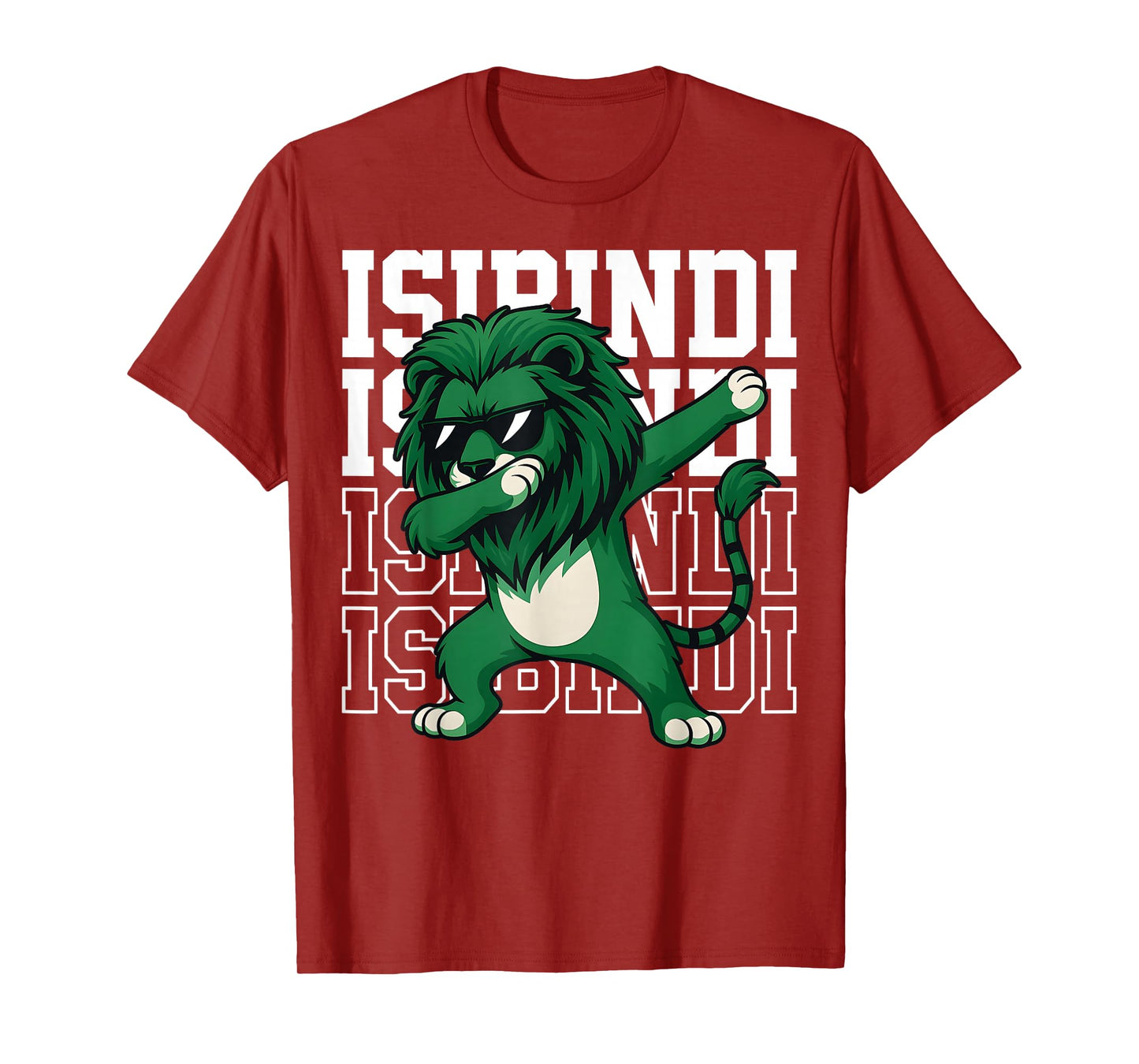 Vintage Isibindi Name Dab Cool Animal Gift for Men Women Kid T-Shirt