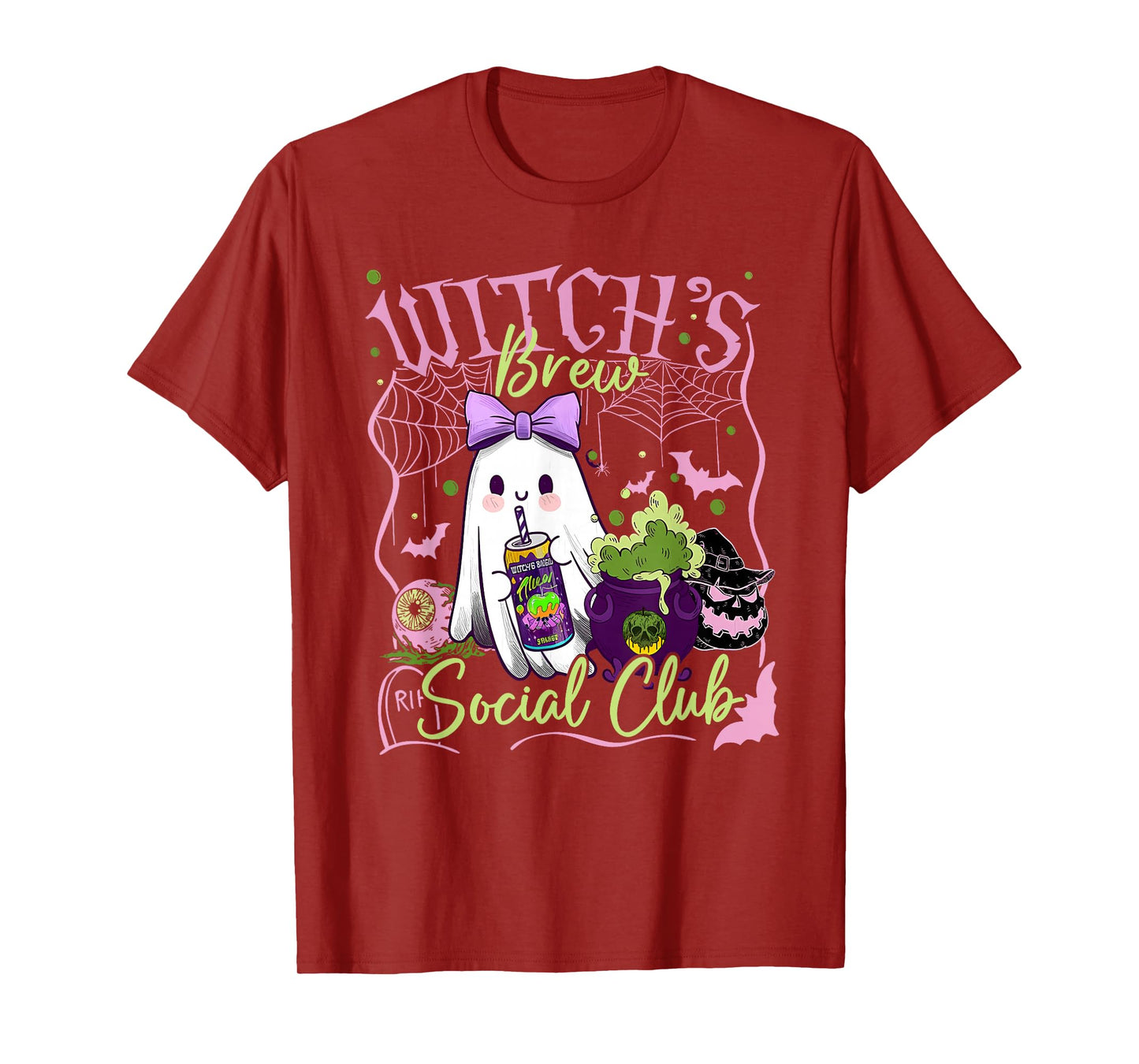 Witch Brew Social Club Witch Halloween Witchy T-Shirt