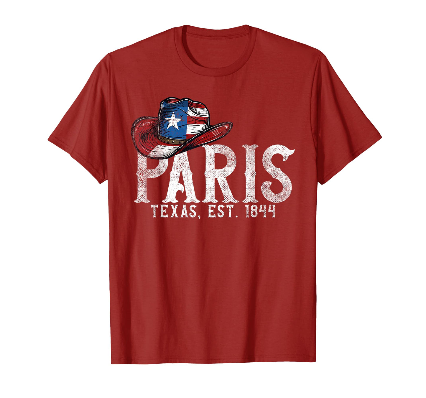 Paris Texas TX | cowboy hat T-Shirt