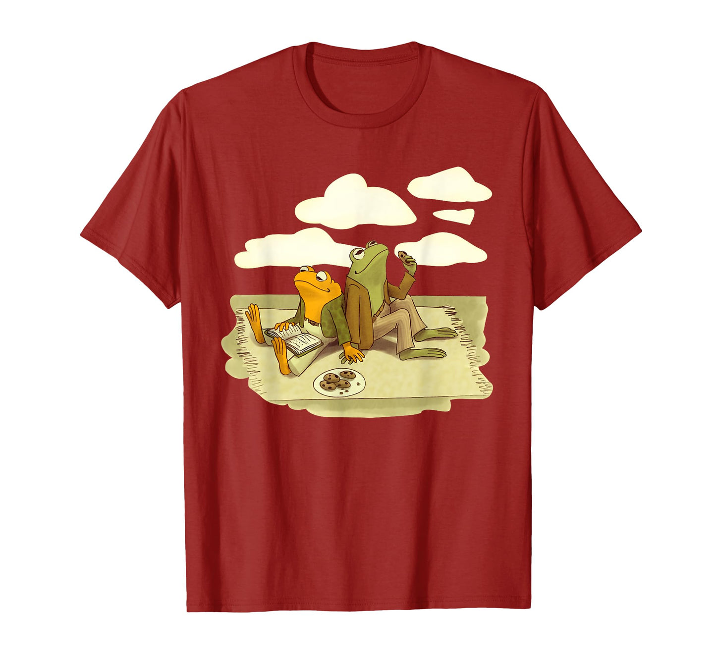 Book Frog Toad Vintage Book Frog Book Frog Reading Book T-Shirt