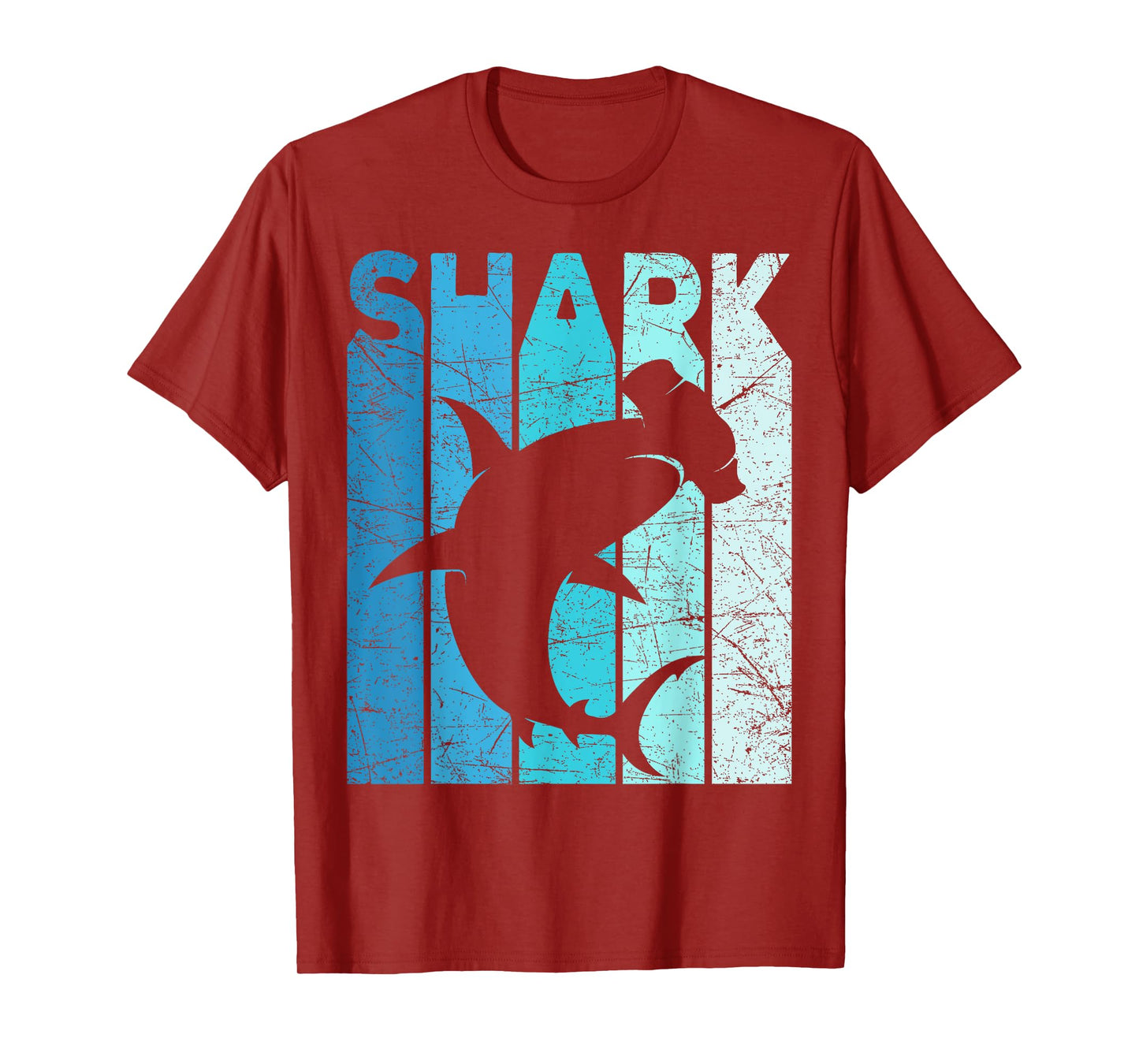 Hammerhead Shark Vintage Shark Lover Retro Oceanography T-Shirt