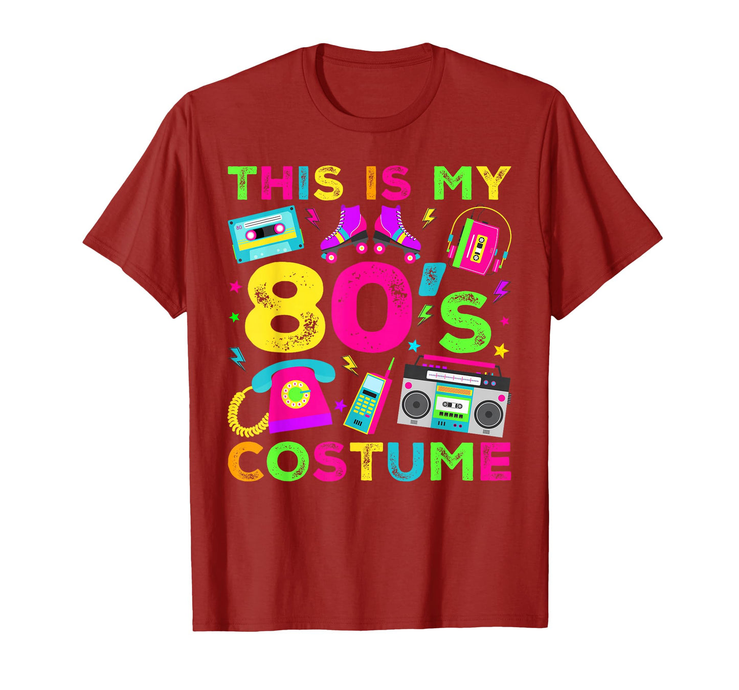 This Is My 80s Costume 80's style Eighties Retro Party T-Shirt