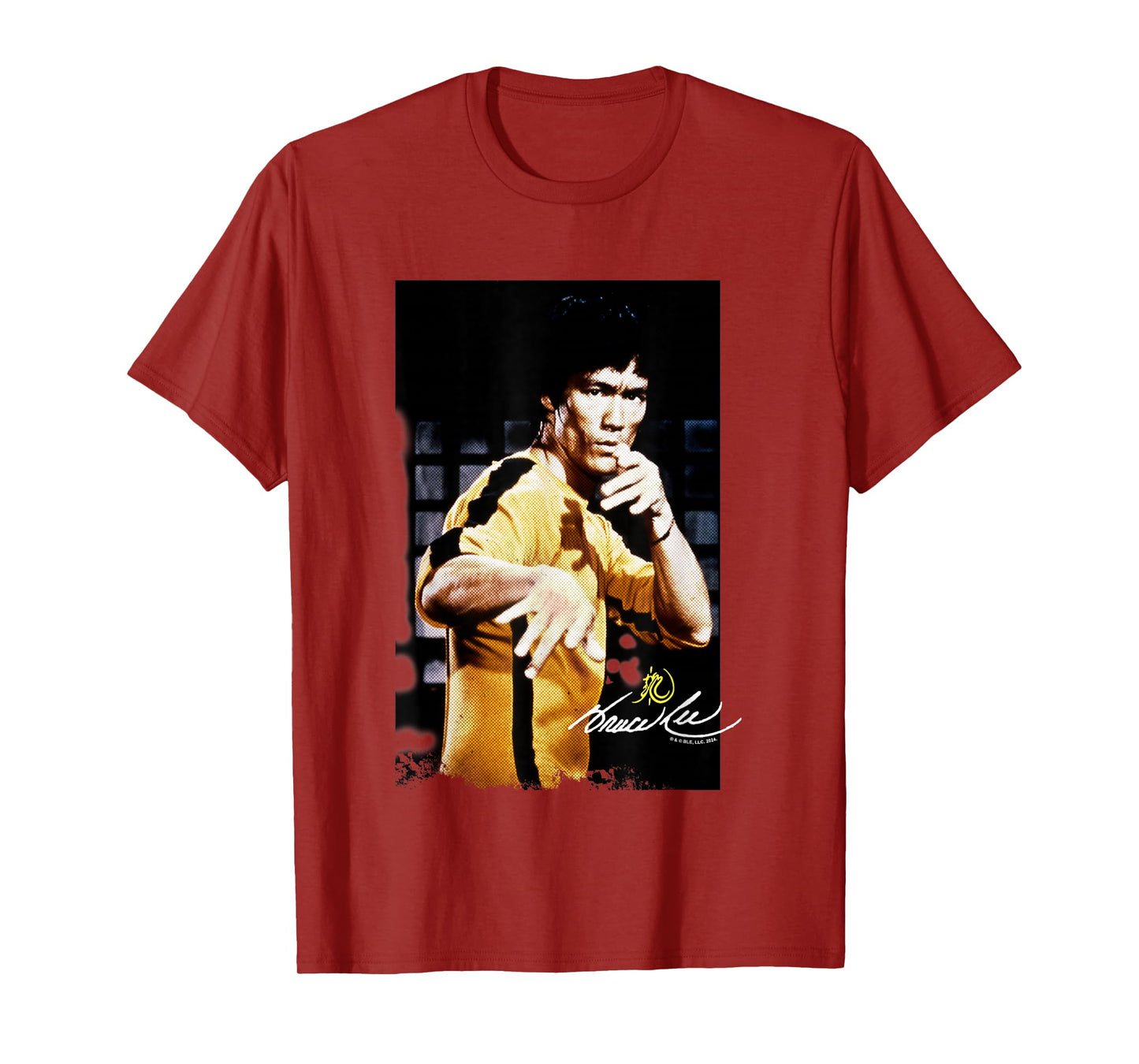 Bruce Lee Game Of Death Iconic Yellow Suit Poster Vintage T-Shirt
