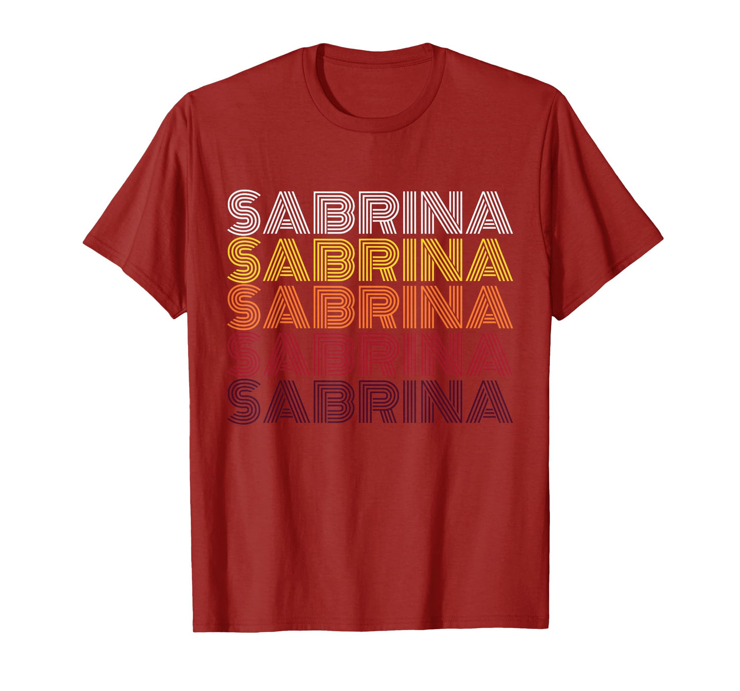 Personalized Name Sabrina Vintage Sabrina Retro T-Shirt