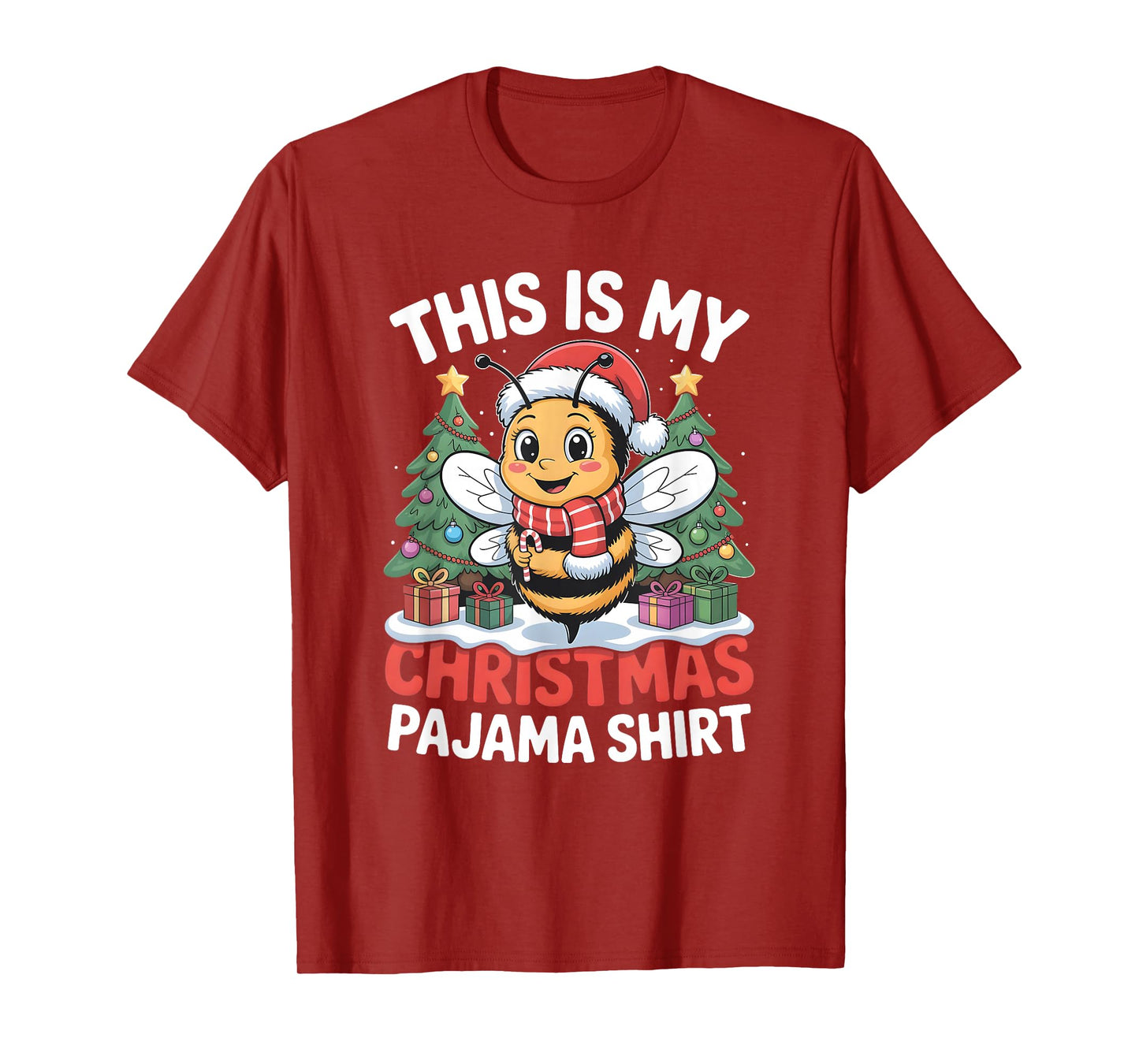 Bee This is My Christmas Pajama T-Shirt