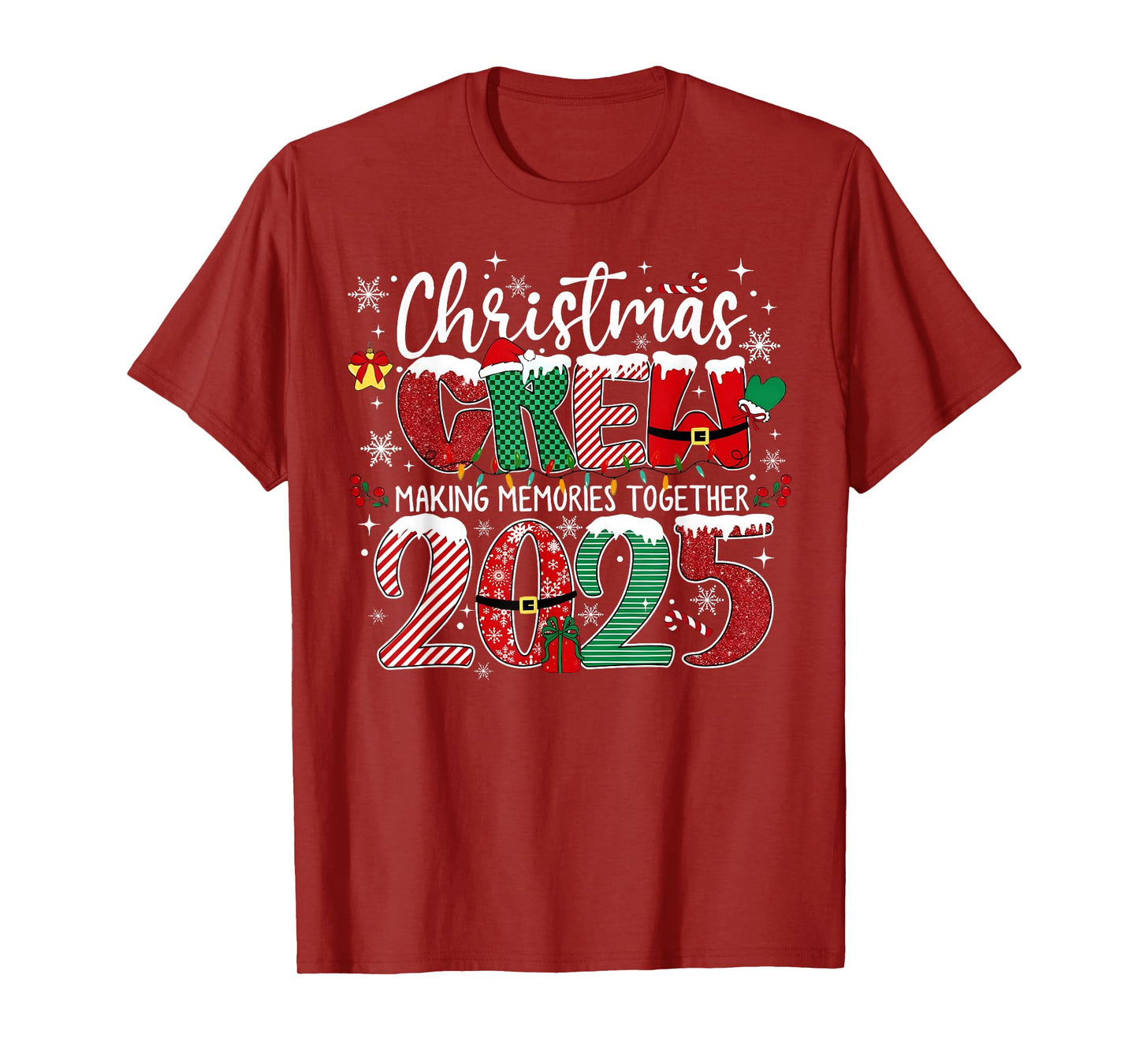 Making Memories Together Xmas Pajamas Family Christmas 2025 T-Shirt