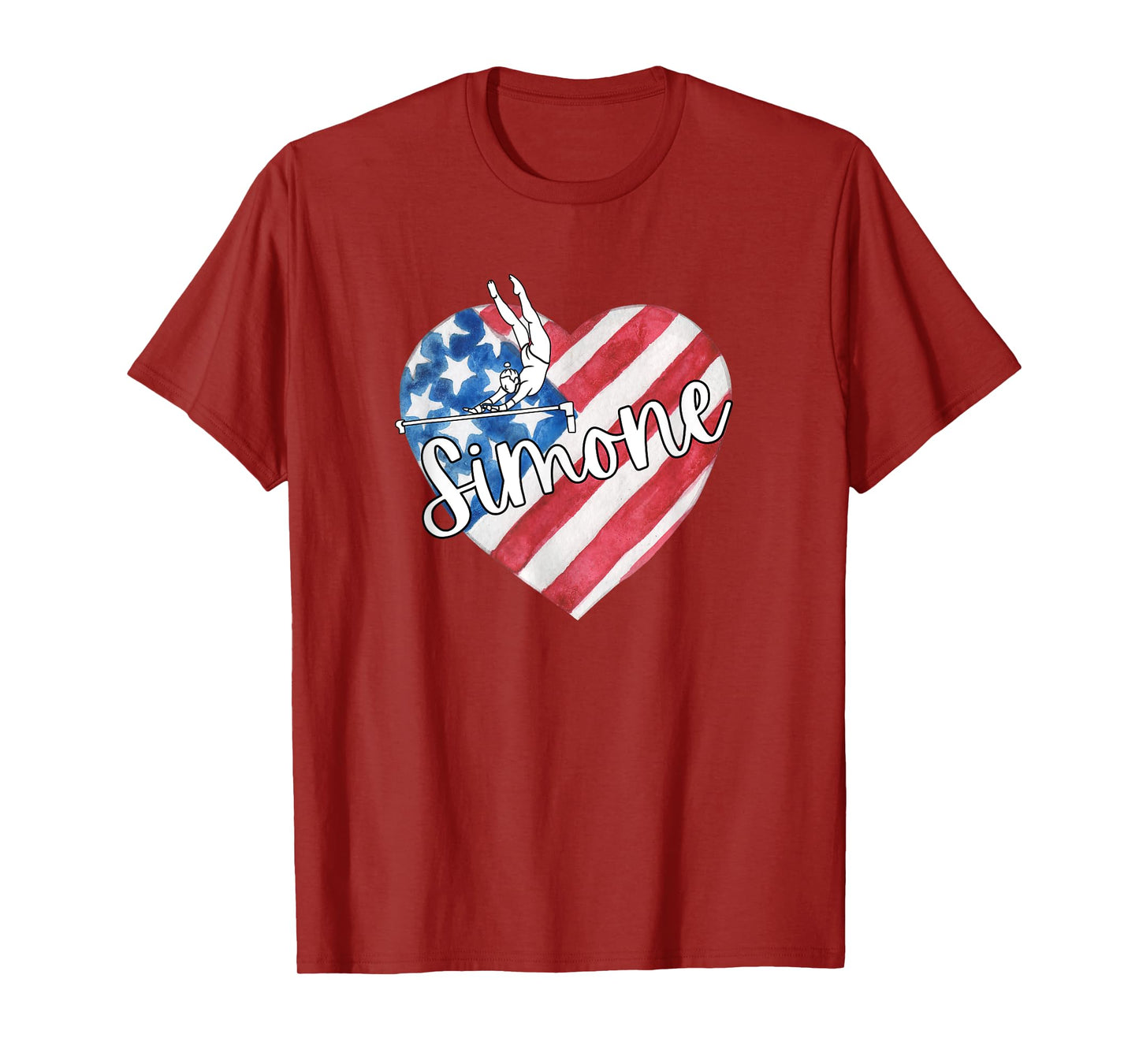 Simone T American Flag Swappable For Men and Women T-Shirt