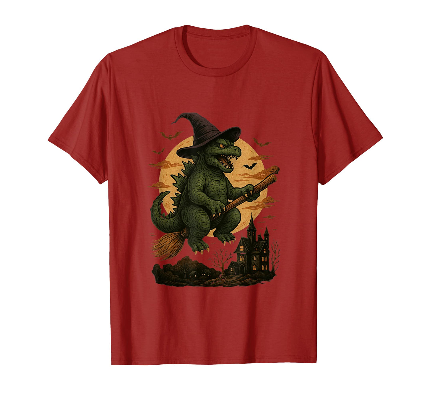 Funny Monster Kaiju Witch for Kids Boys T-Shirt
