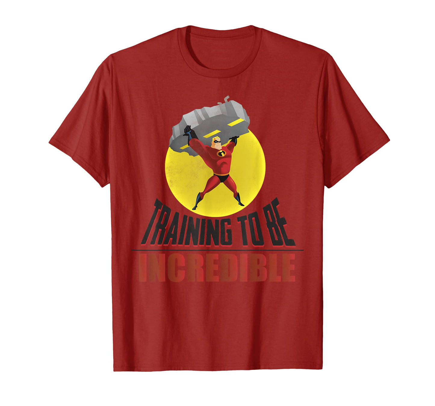Disney Pixar The Incredibles Training To Be Incredible Logo T-Shirt