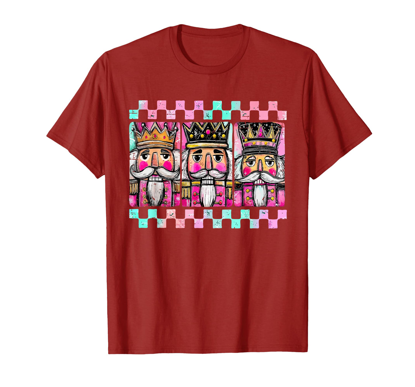 Vintage Santa Claus Nutcracker Christmas Holiday Cute Xmas T-Shirt