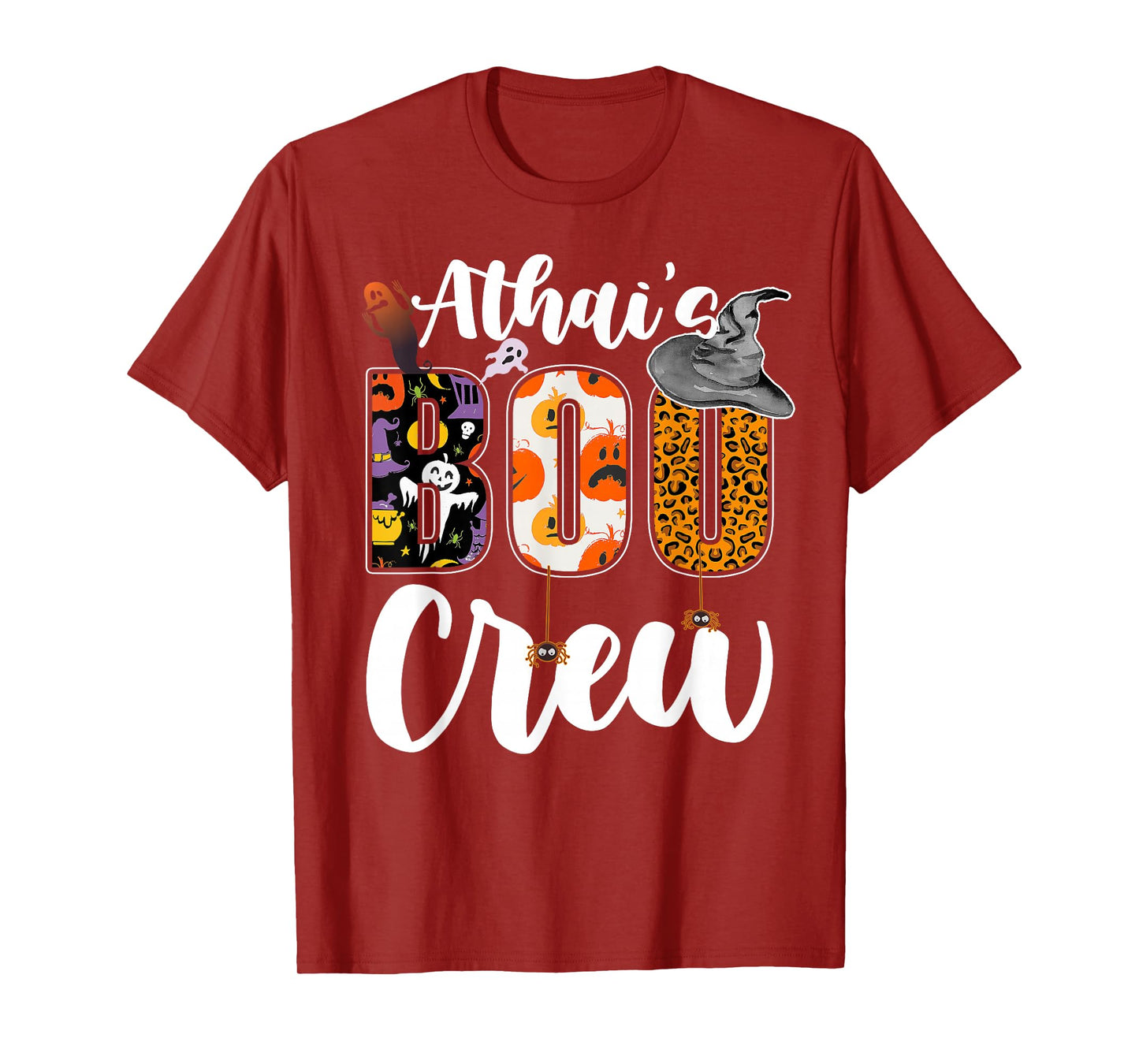Athai's Boo Crew Halloween Aunt Nephew Niece Matching T-Shirt