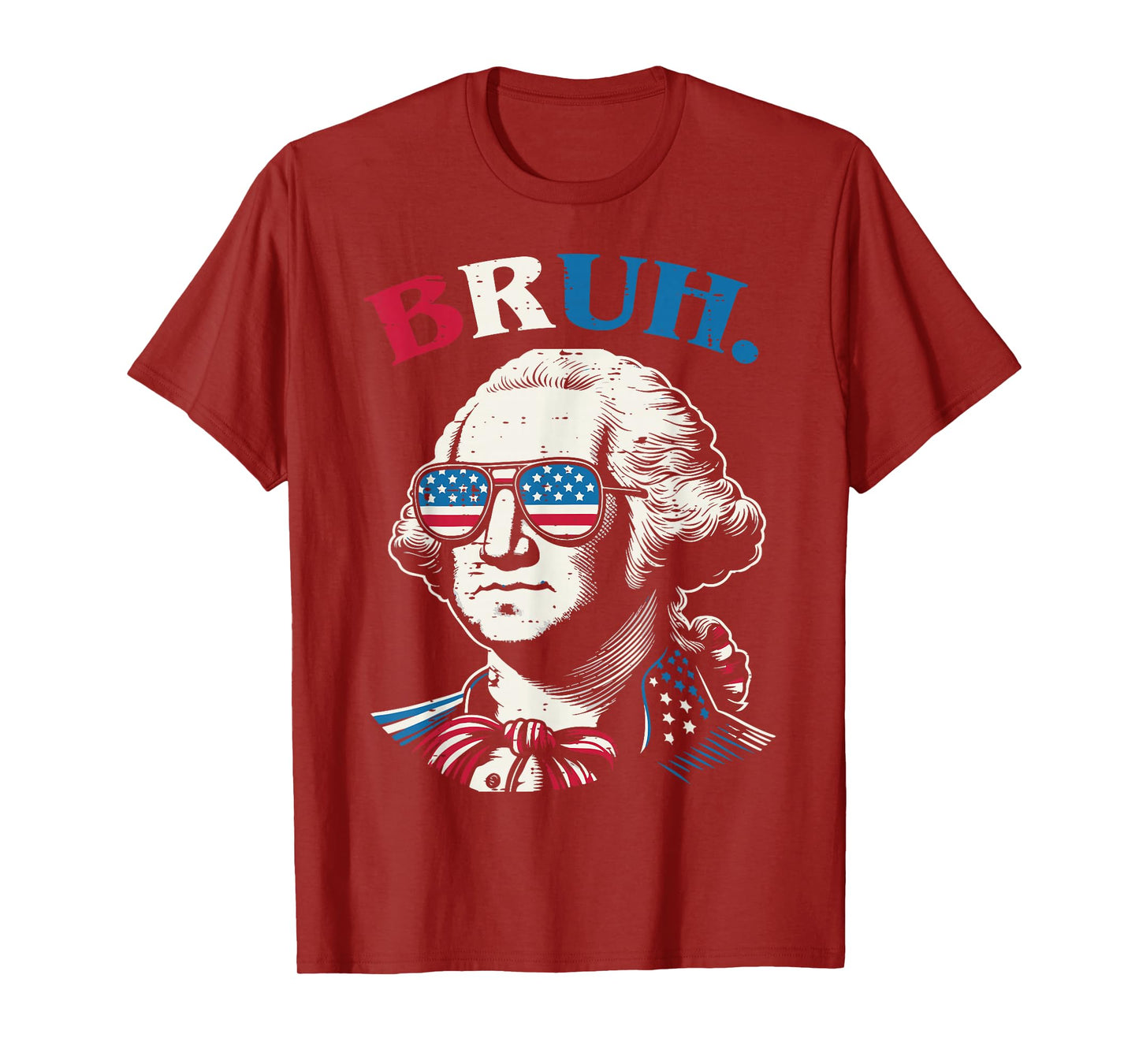 4th Of July George Washington Bruh USA Meme Men Women Kids T-Shirt