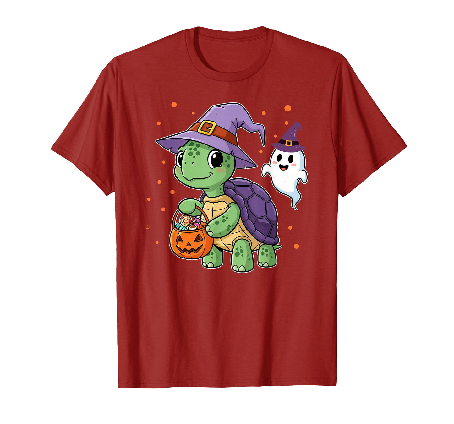 Cute Witch Turtle Halloween T-Shirt