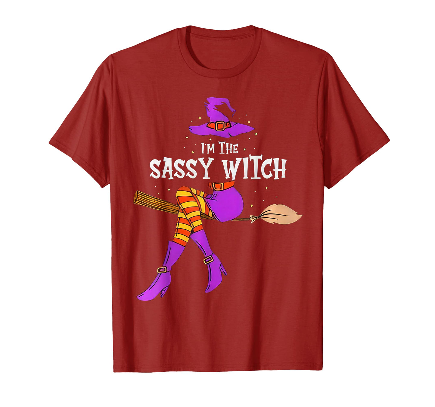 I'm The Sassy Witch Halloween Matching Group Costume Women T-Shirt