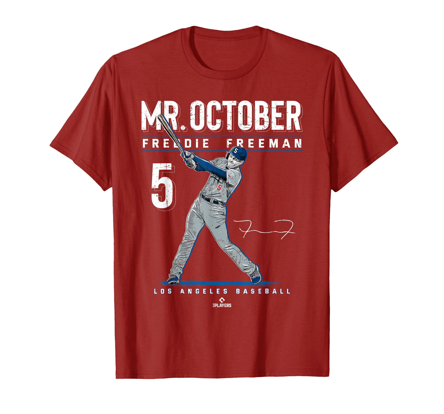 Mr. October Freddie Freeman Los Angeles Baseball MLBPA T-Shirt