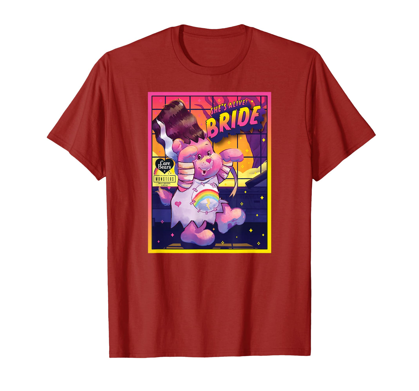 Care Bears x Universal Monsters Cheer Bear Bride T-Shirt