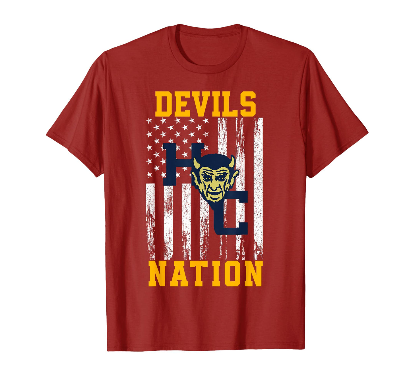 Holmes County Devils Logo Nation HS T-Shirt