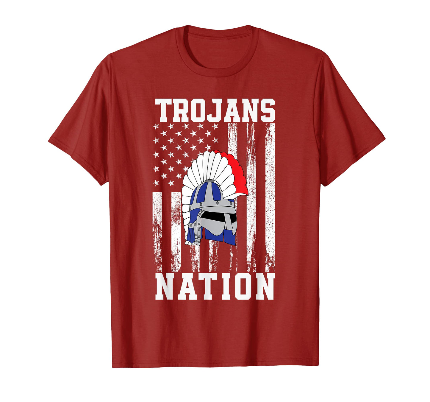 Fountain Fort Carson Trojans Logo Nation HS T-Shirt