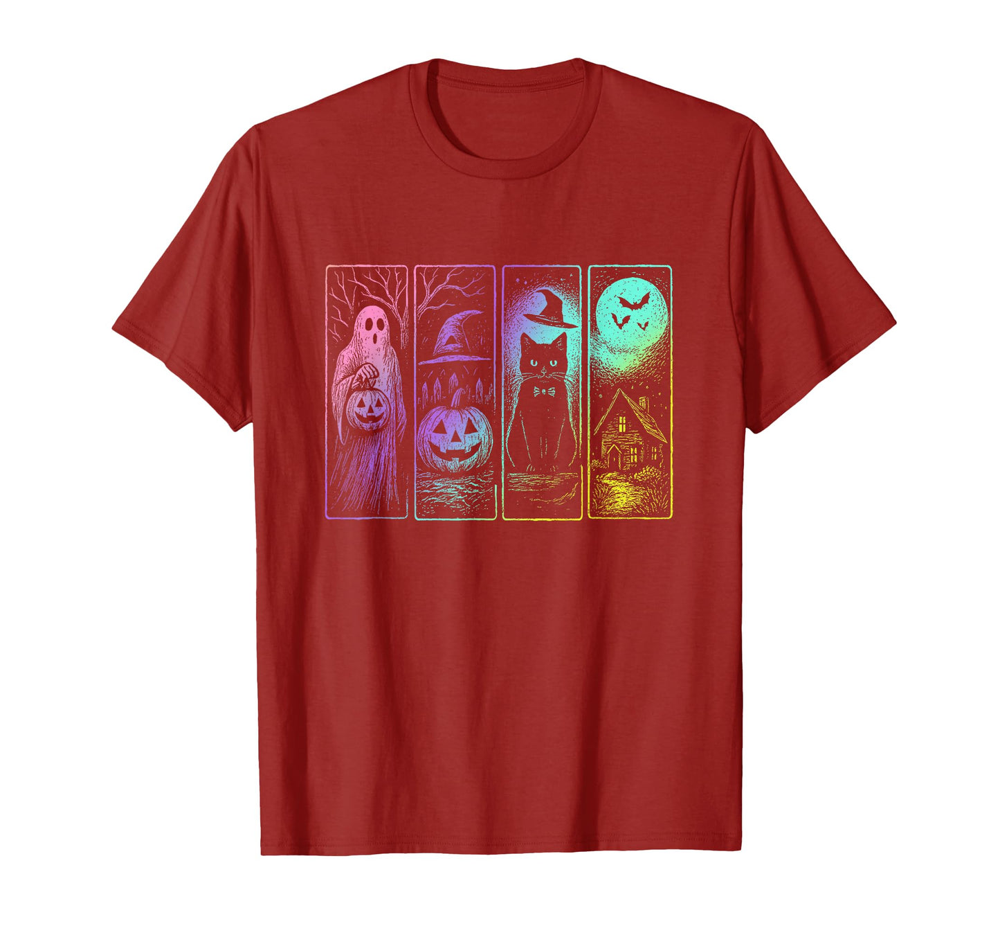 Vintage Halloween Horror Spooky Season Costumes Men Women T-Shirt