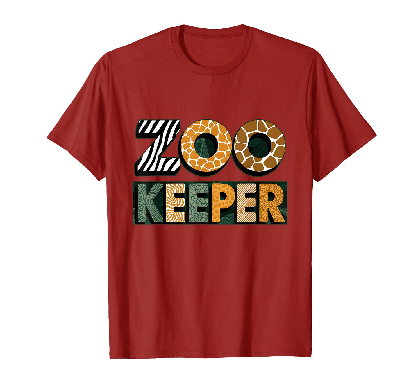 Zoo Keeper Costume Adult Halloween Party Safari Zookeeper T-Shirt