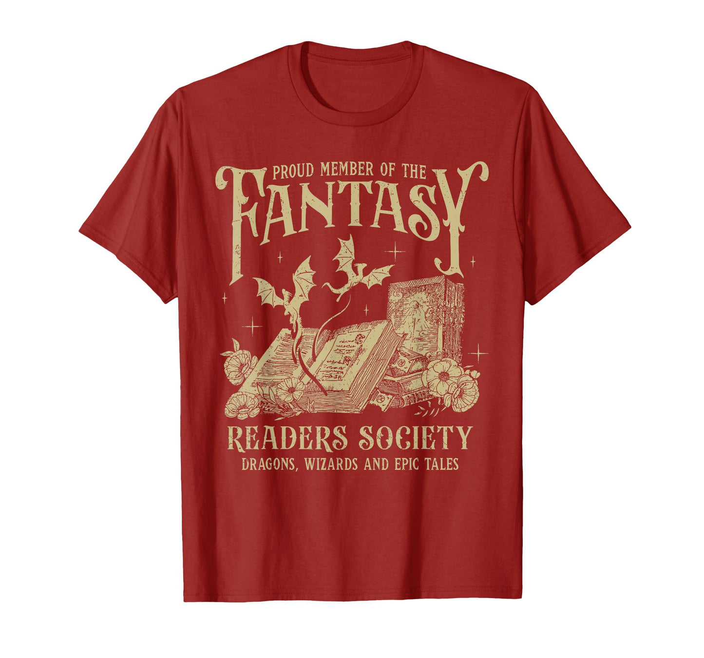 Fantasy Romance Proud Member Of The Fantasy Readers Society T-Shirt
