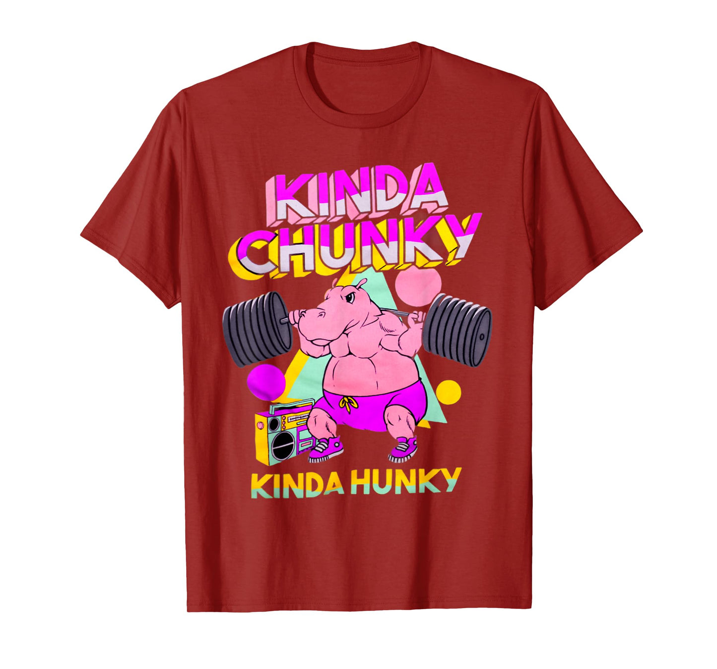 Kinda Chunky Kinda Hunky, Bodybuilding Gym T-Shirt