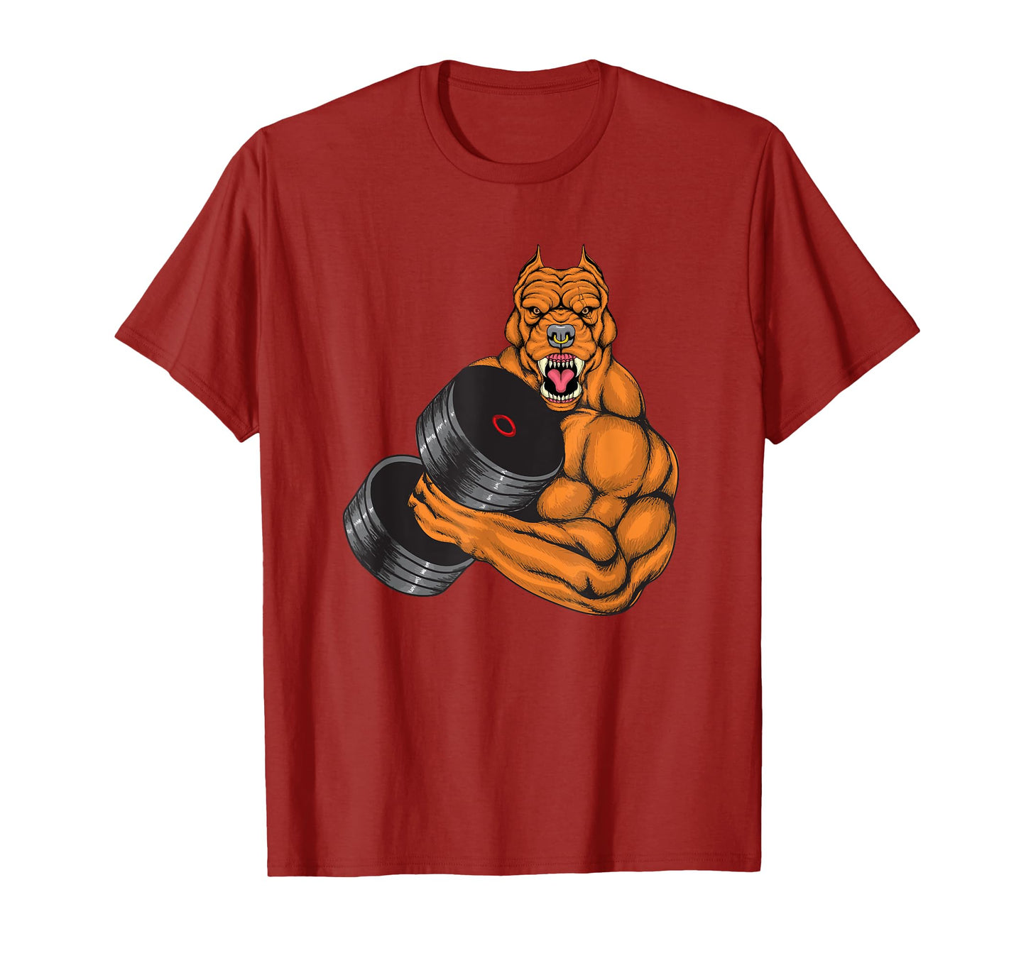 Pit Bull Gym Fitness - Weightlifting Deadlift Bodybuilding T-Shirt