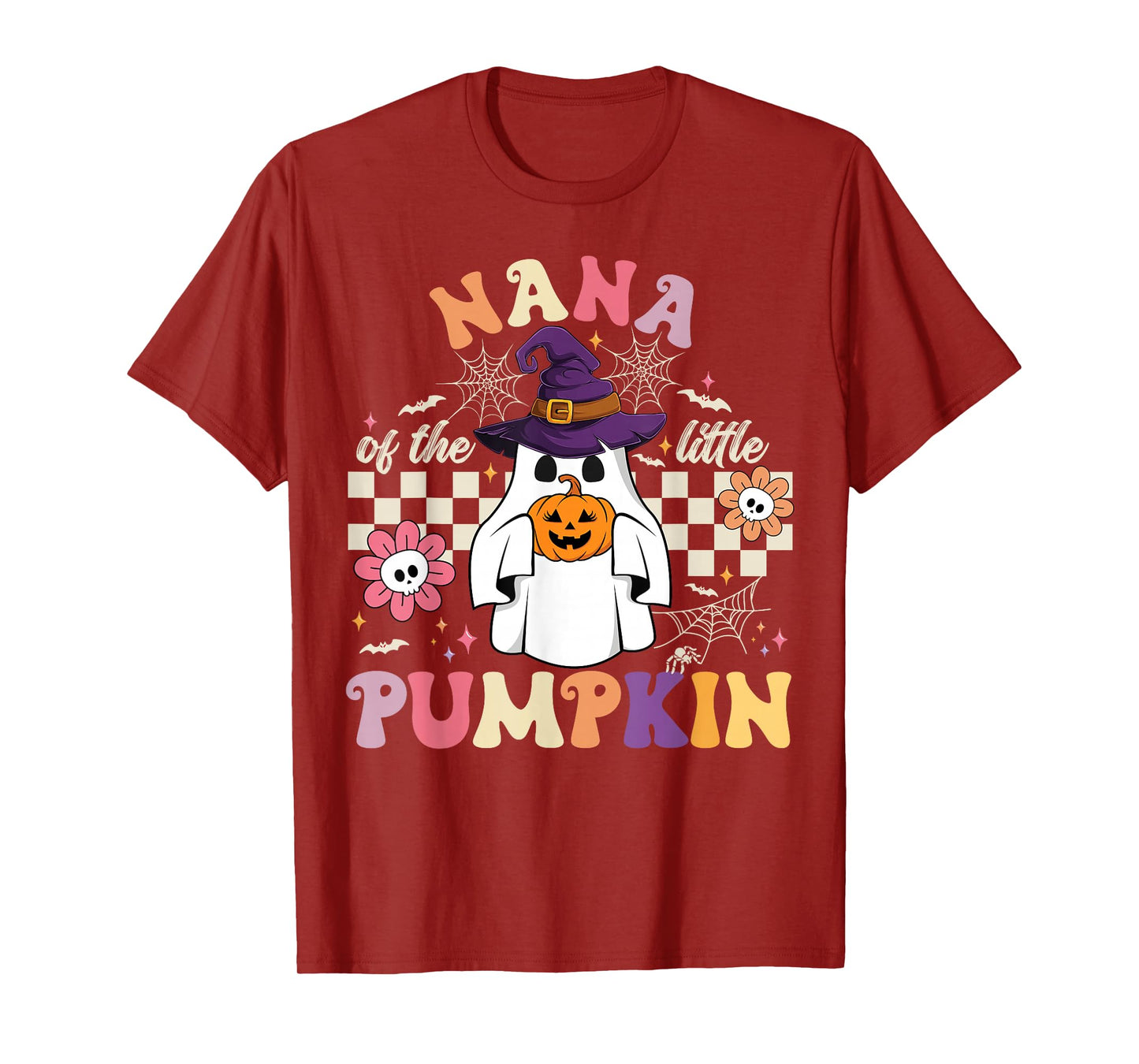Nana of The Little Pumpkin Halloween Spooky Ghost T-Shirt