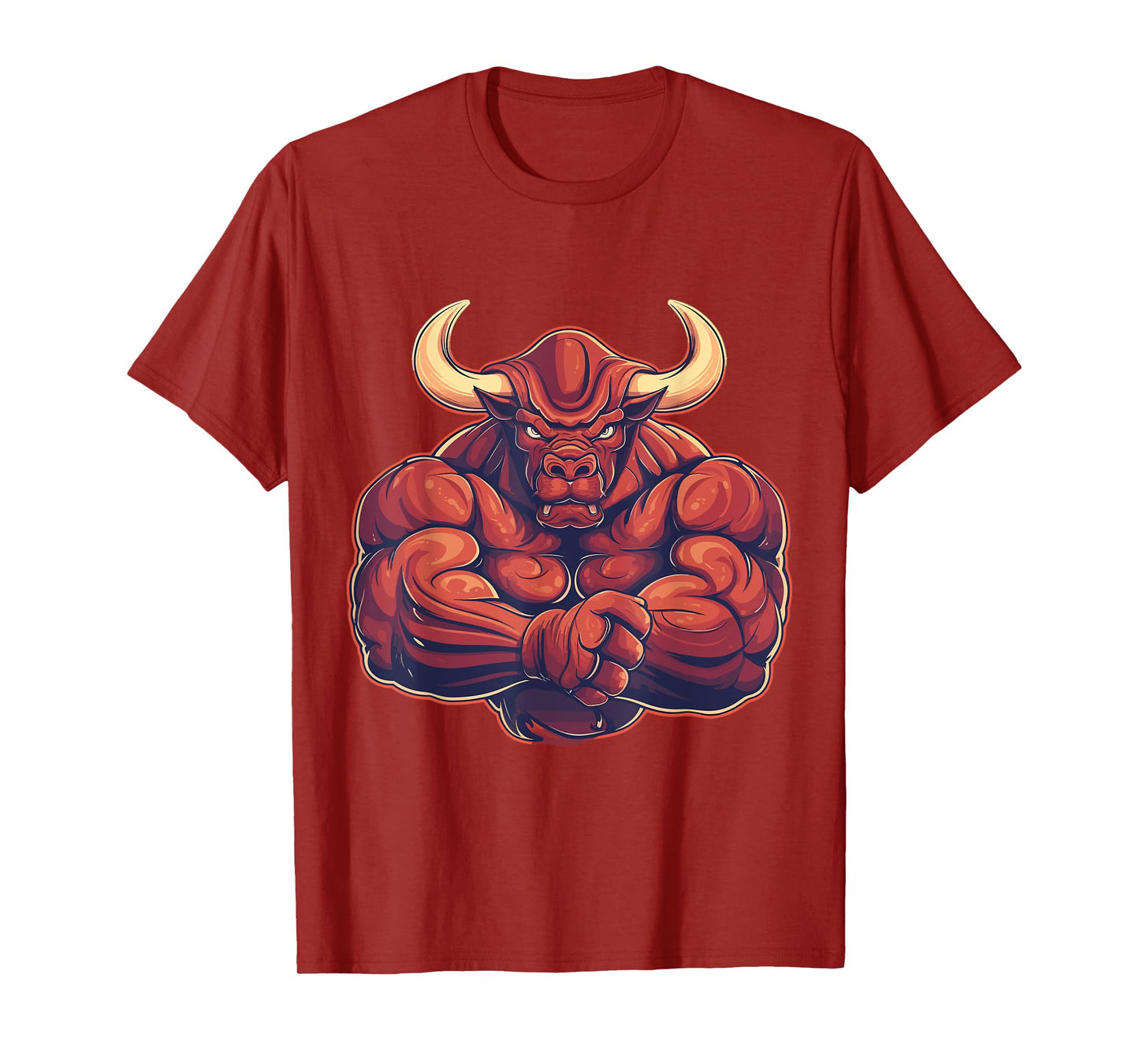 Bull, Muscular, Swole, Weightlifting, Workout, Strong, Bull T-Shirt
