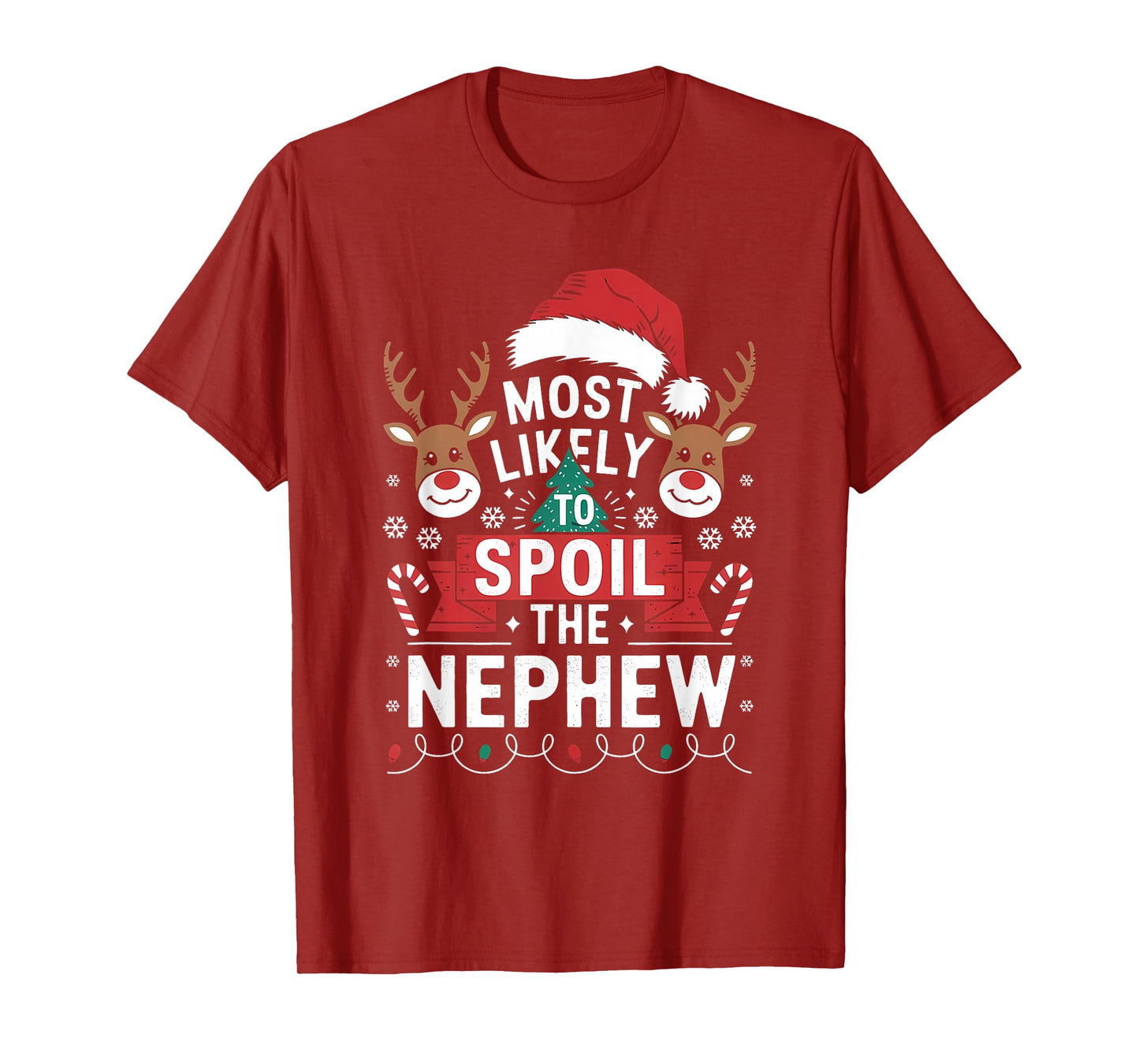 Most Likely to Spoil The Grandson Christmas Party Fun T-Shirt
