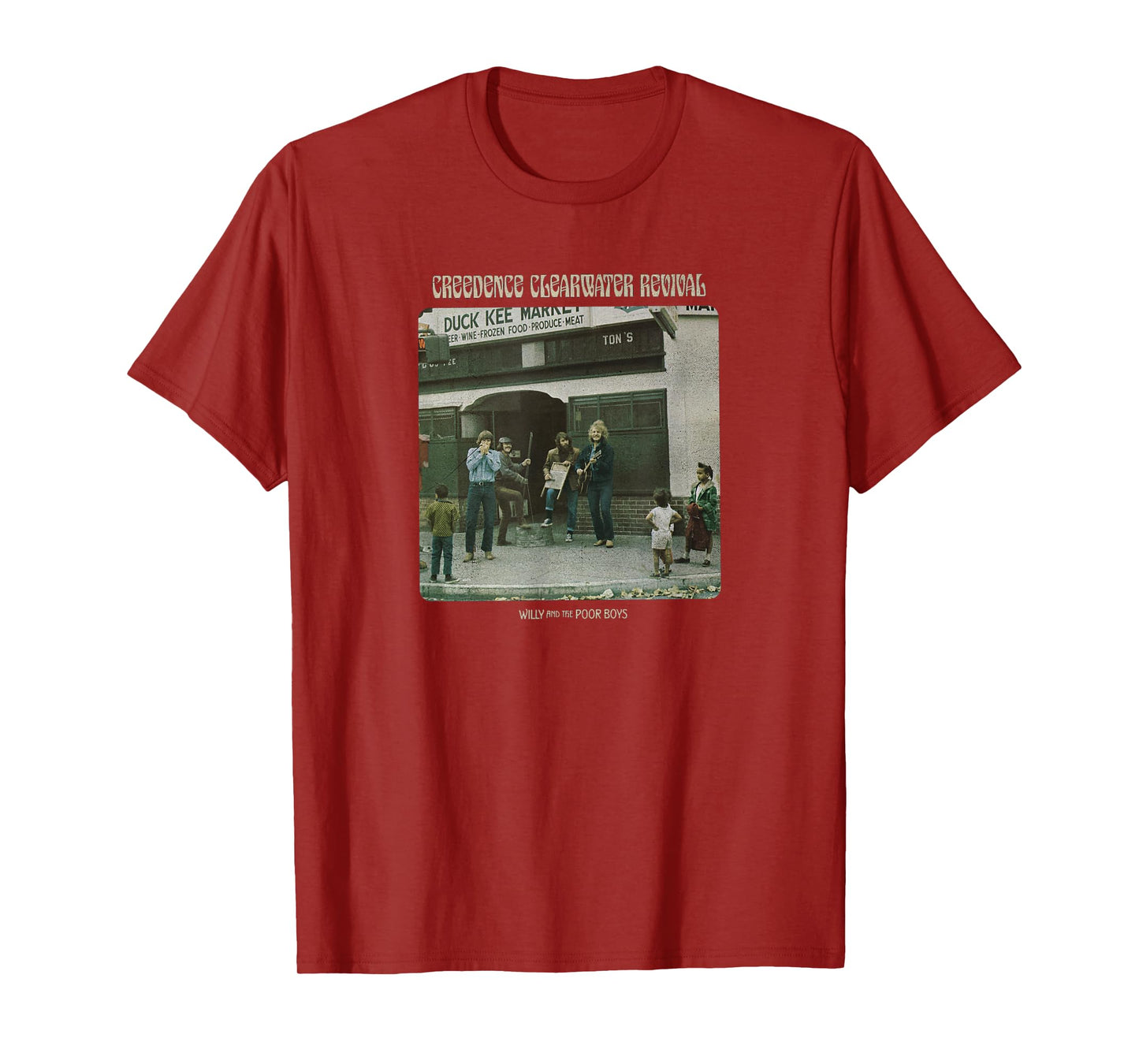 Creedence Clearwater Revival Willy & The Poor Boys T-Shirt
