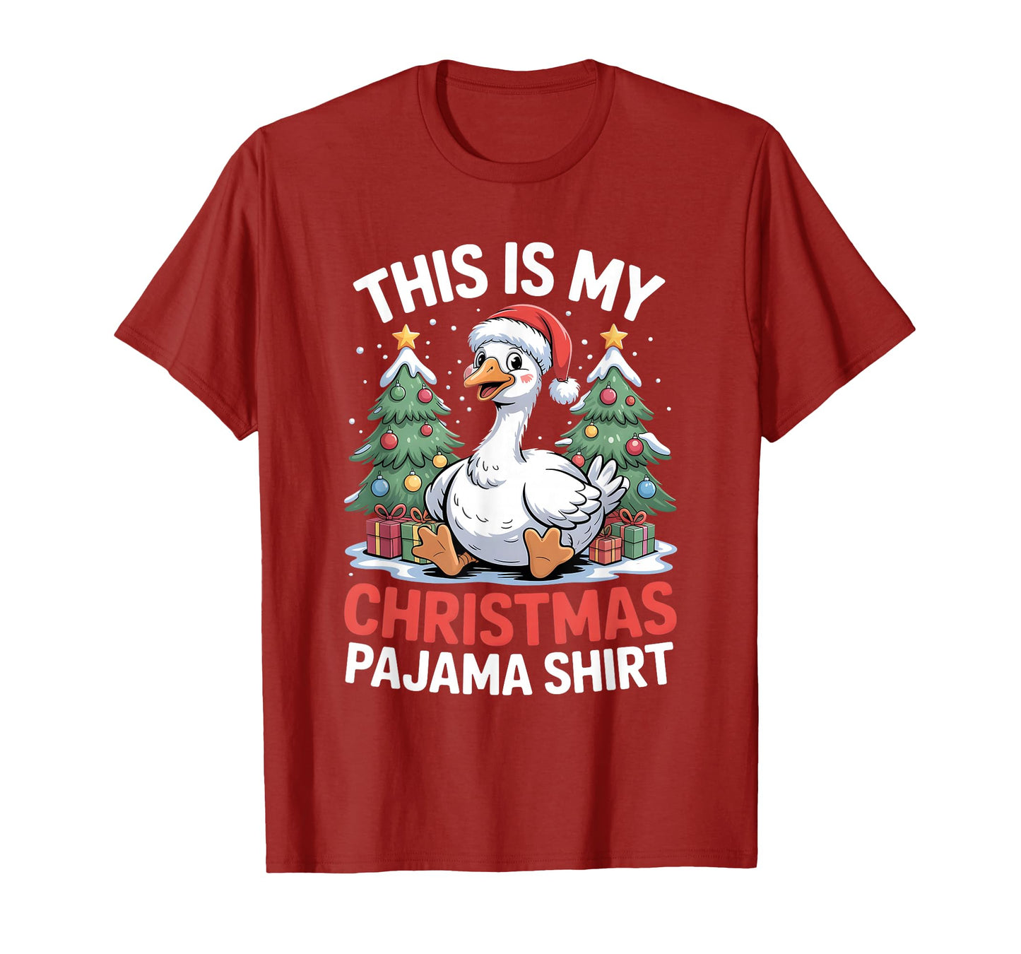 Goose This is My Christmas Pajama T-Shirt